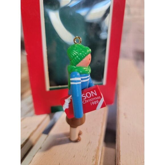 Hallmark son 1989 ornaments boy Scarf xmas - Picture 2 of 4